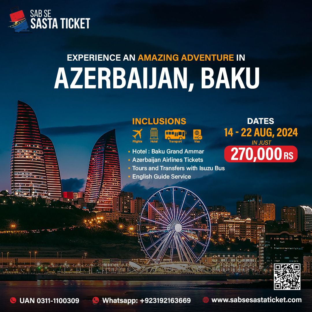 9 Days Tour: Experience an Amazing Adventure in Azerbaijan, Baku.