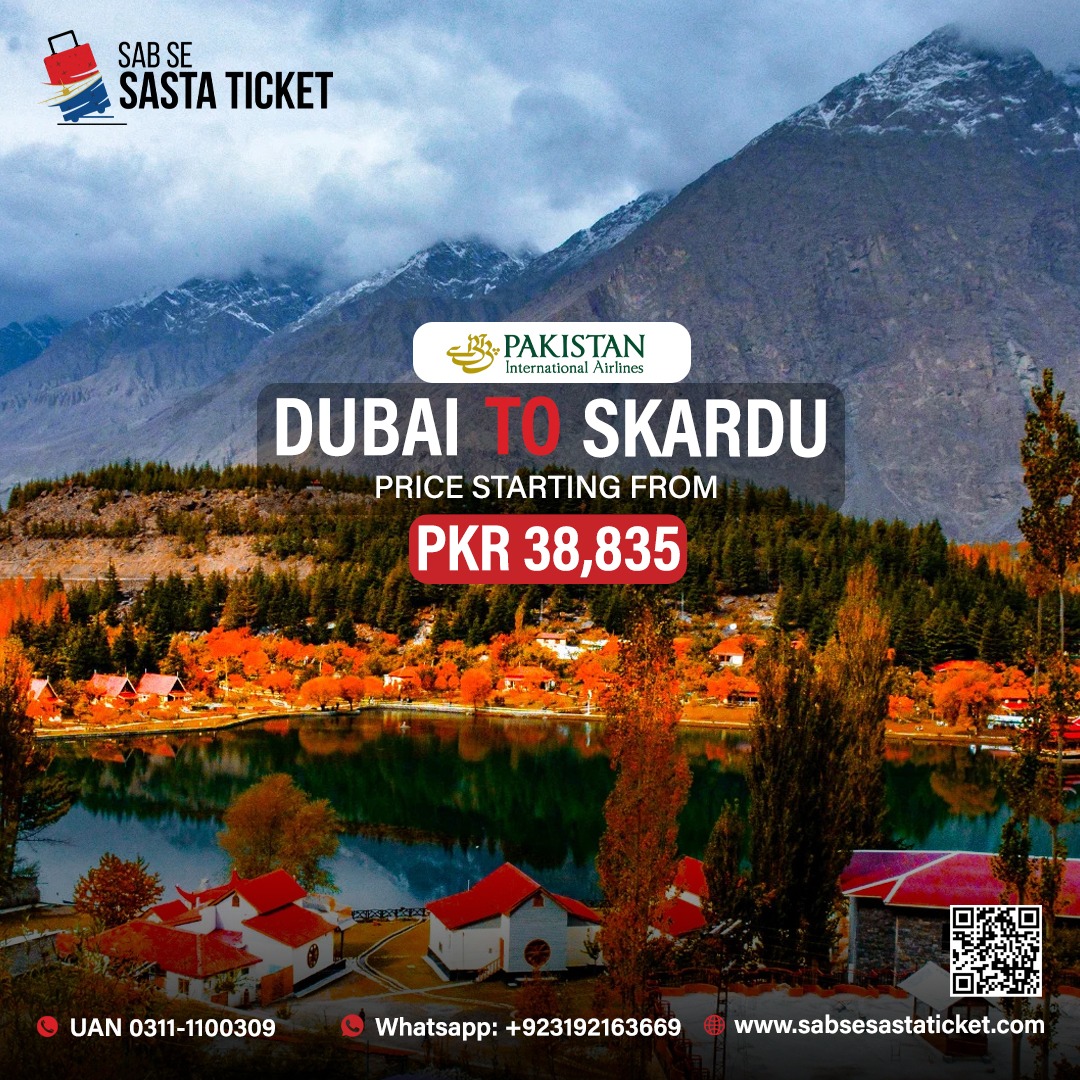 7 Days Tour from Dubai to Skardu Pakistan